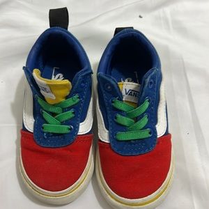 Baby vans primary colors. Size 6